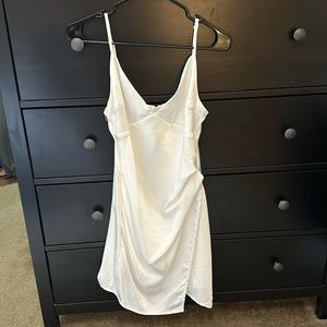 Altar’d State white satin dress size small
